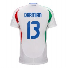 Italien Matteo Darmian #13 Bortatröja EM 2024 Korta ärmar